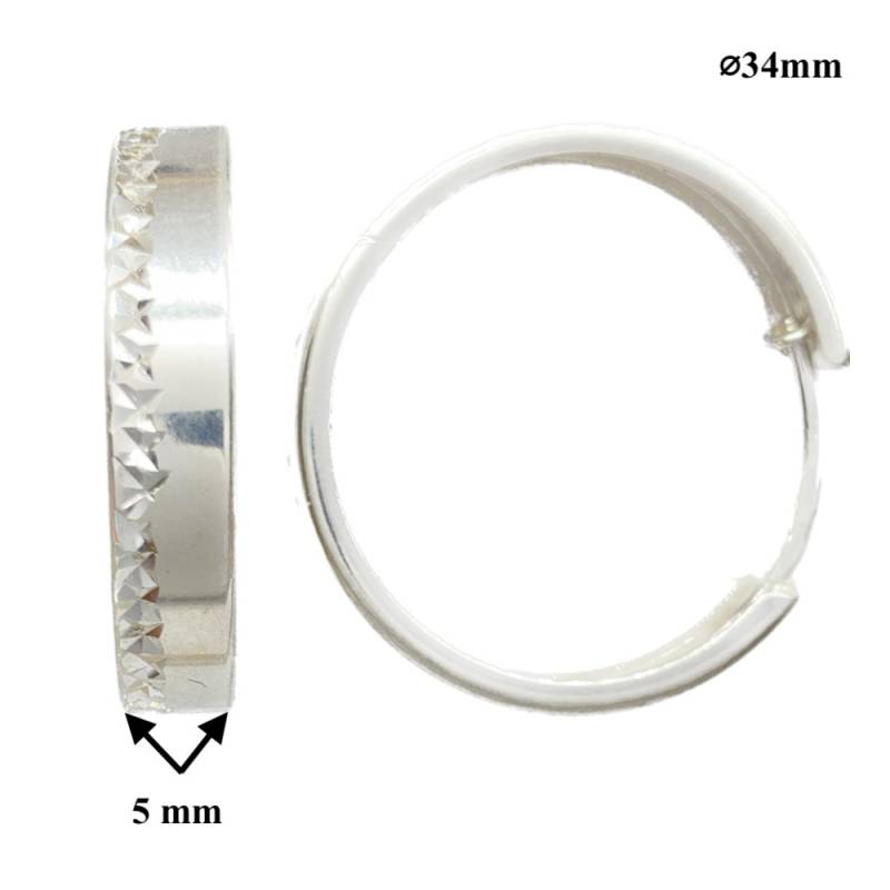 Sidabriniai auskarai rinkės0