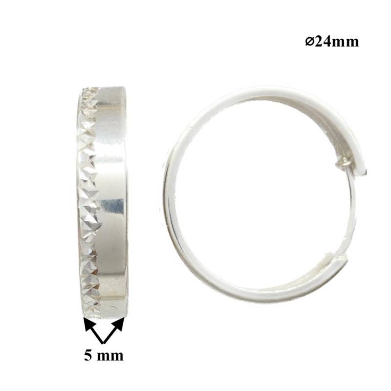 Sidabriniai auskarai rinkės0