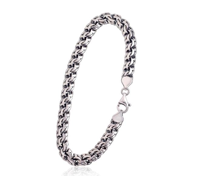 Sidabrinė grandinėlė Bismark 8 mm0