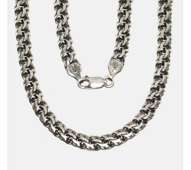 Sidabrinė grandinėlė Bismark 6 mm1