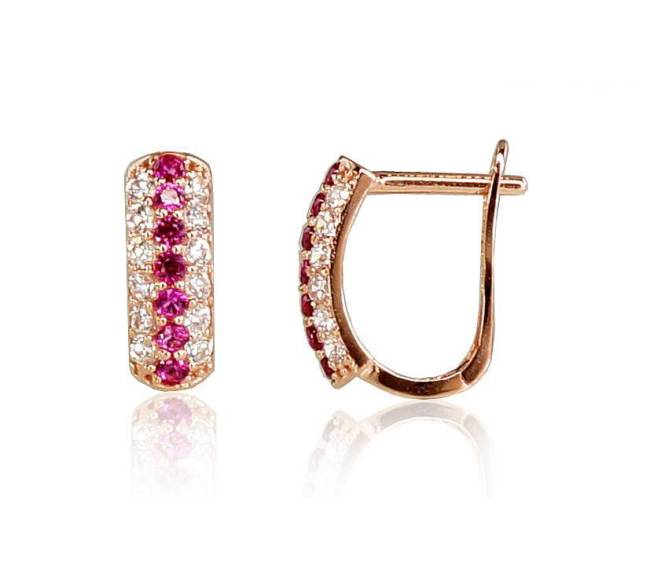 Auksiniai auskarai ant cilindrinės spynos1