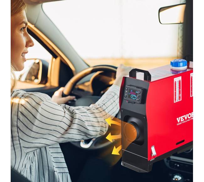 Dyzelinis šildytuvas su LCD ir duslintuvu RV sunkvežimiams7