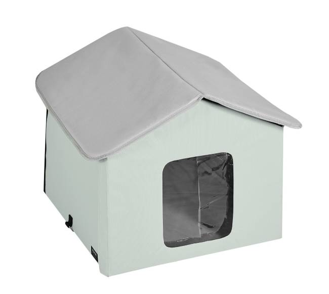 Sulankstoma katėms skirta šildoma būsta9