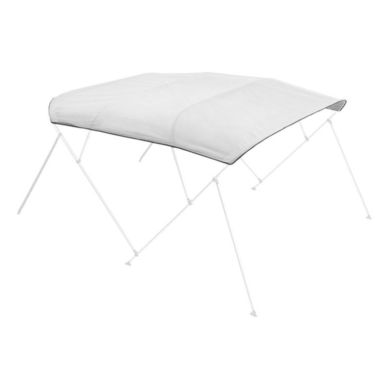 Valčių biminų uždangalas 96"L x (97"-103")W šviesiai pilkas0