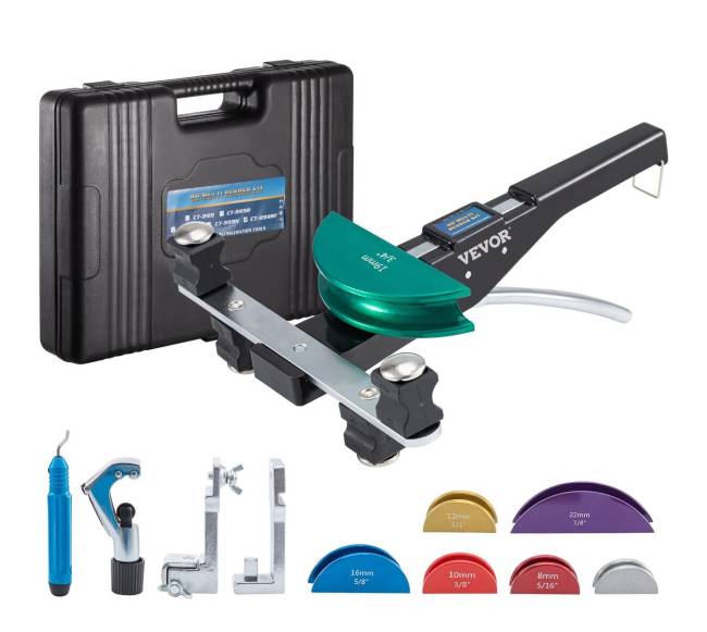 Varinių vamzdžių lenktuvas, 7 spalvoti štampeliai0