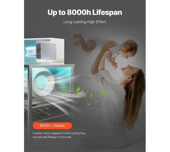 Namų oro valytuvas su 24W PCO anglies technologija2