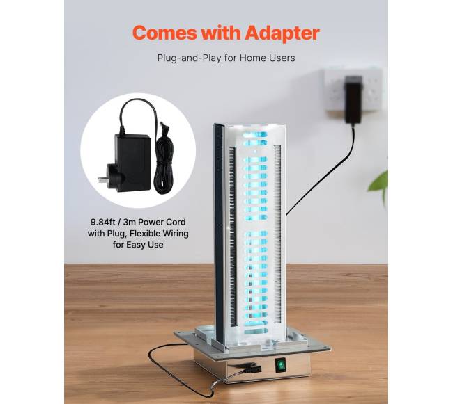 Namų oro valytuvas su 24W PCO anglies technologija5