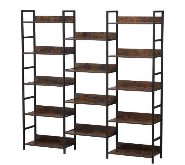 Metalinė 14-aukščio knygų lentyna svetainei ir biurui10