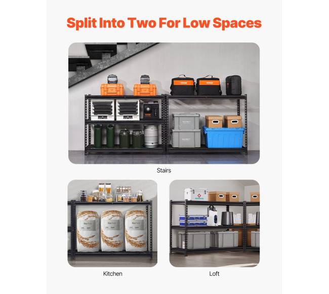 Reguliuojamos 5 pakopų garažo lentynos3