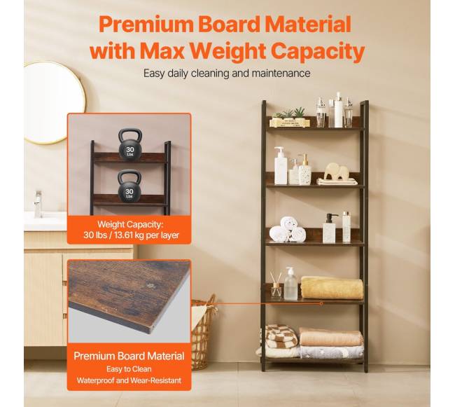 Metalinė knygų lentyna 5 lygių4