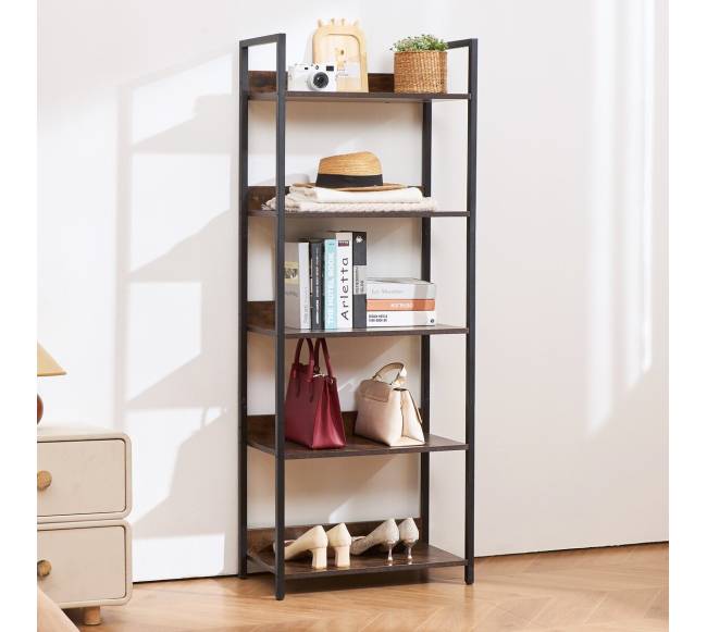 Metalinė knygų lentyna 5 lygių7