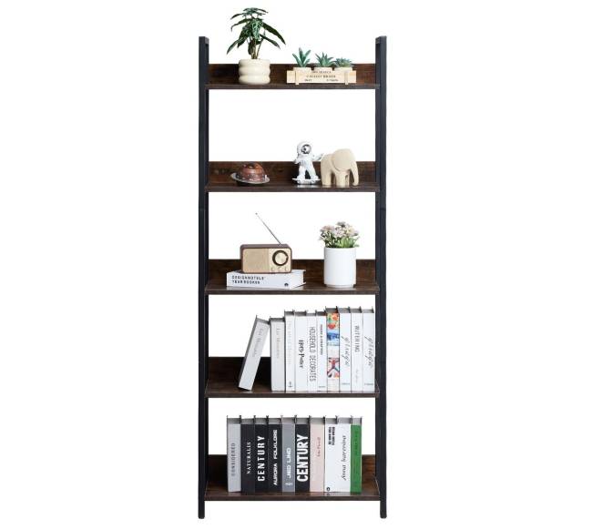 Metalinė knygų lentyna 5 lygių9