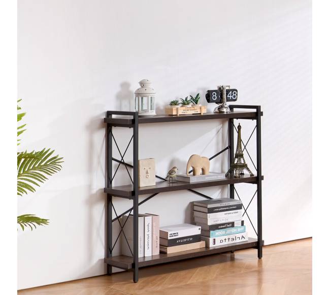 Metalinė knygų lentyna su 3 lentynomis7