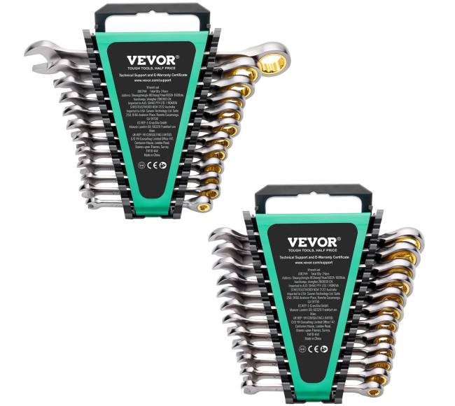 Kombinuotų Raktų Rinkinys 24 vnt. SAE ir Metrinis8