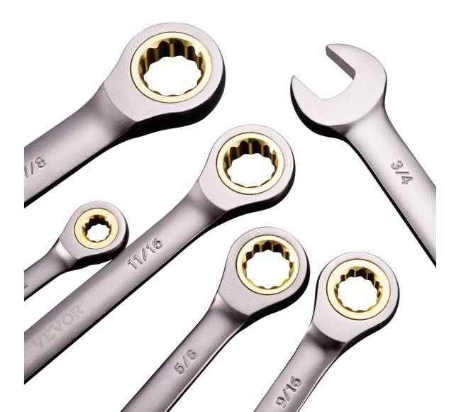 Kombinuotų Raktų Rinkinys 24 vnt. SAE ir Metrinis10