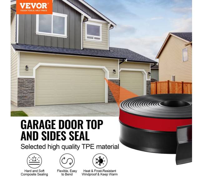 Garažo vartų viršutinis ir šoninis tarpiklis1