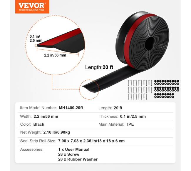 Garažo vartų viršutinis ir šoninis tarpiklis6