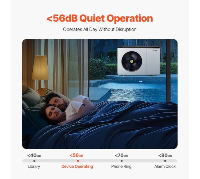 Elektrinis baseino šilumos siurblys 1.48-7.11 kW4