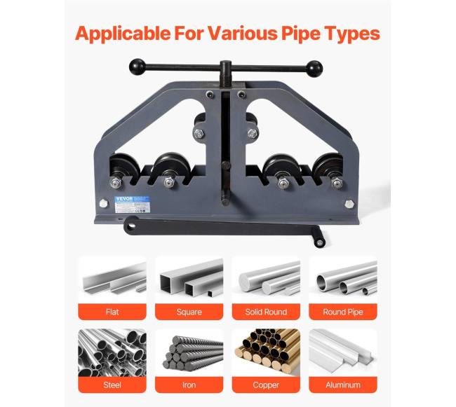 Rankinis vamzdžių lenkimo įrankis su 6 matricomis5