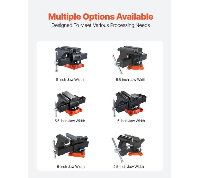 5,5 colių daugiafunkcis spaustuvas su pasukama baze6