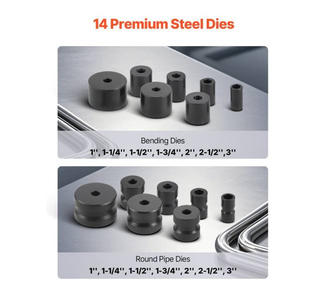 Vamzdžių lenkimo įrankis su 14 formų2