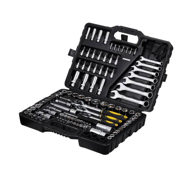 121 dalių mechanikų įrankių rinkinys10