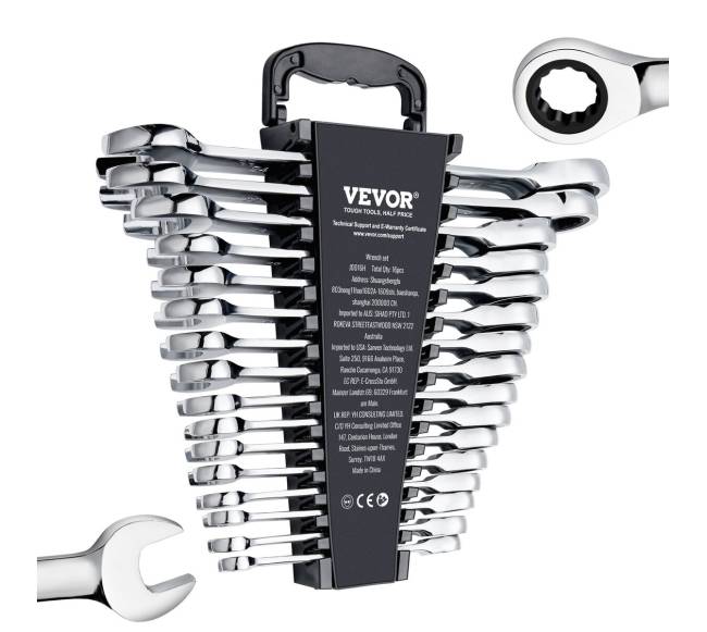 16 dalių veržliarakčių rinkinys su laikikliu0