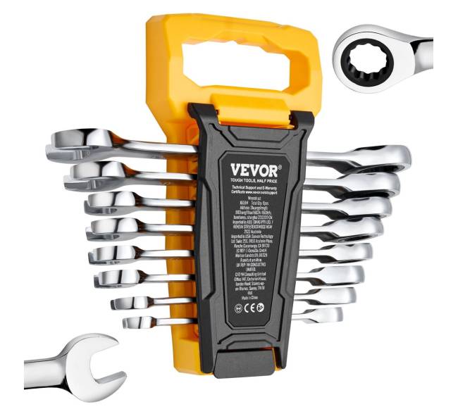 8 dalių raktų rinkinys su laikikliu0