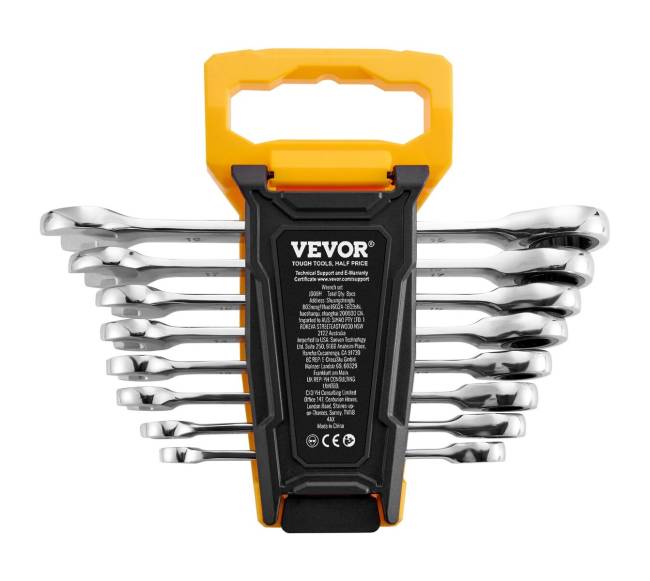 8 dalių raktų rinkinys su laikikliu8