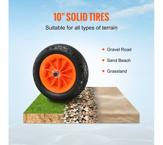 Sulankstomas kajako vežimėlis su 10 cm padangomis2