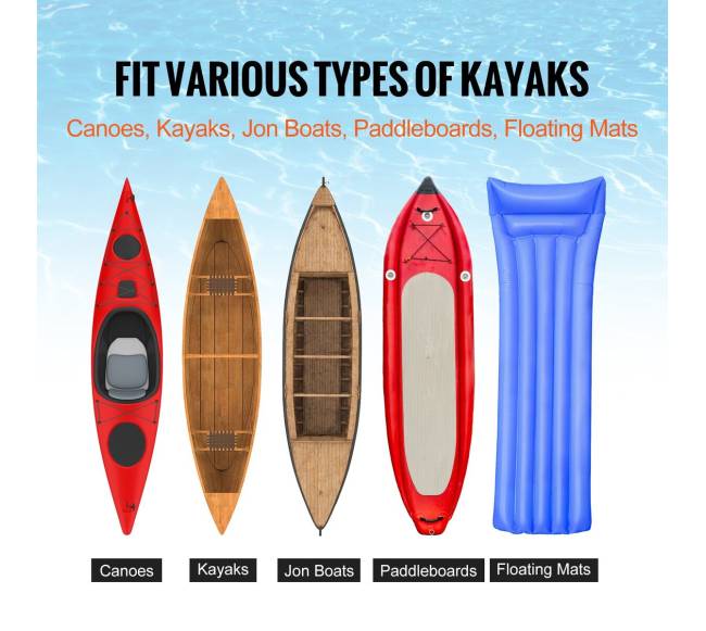 Sulankstomas kajako vežimėlis su 10 cm padangomis3