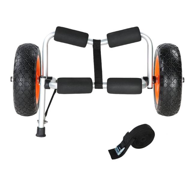 Sulankstomas kajako vežimėlis su 10 cm padangomis8