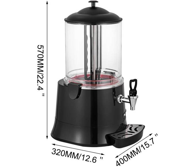 Karšto šokolado dozatorius 10L viešbučiams ir kavinėms7