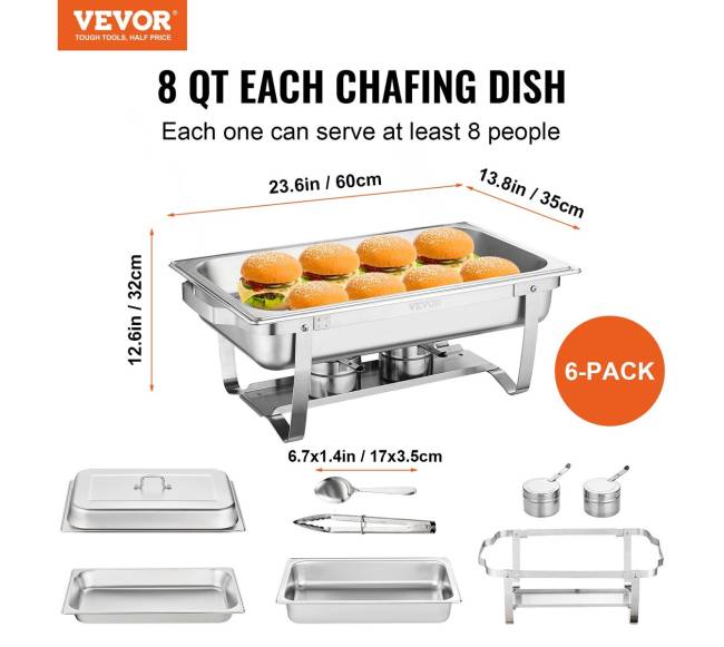 Kaitinimo indų bufetas 6 dalys 8,5 l1