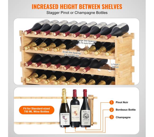 72 vyno butelių lentyna iš bambuko medienos2