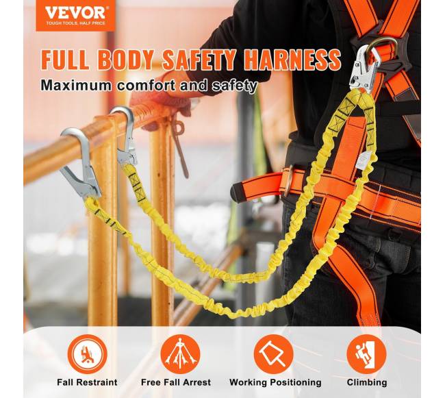 Apsauginė saugos linija, 2 kabliai, 2.8 m1