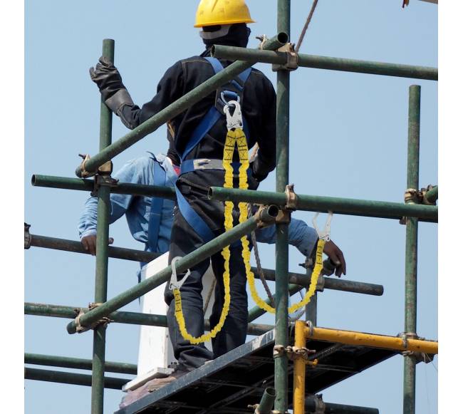 Apsauginė saugos linija, 2 kabliai, 2.8 m7