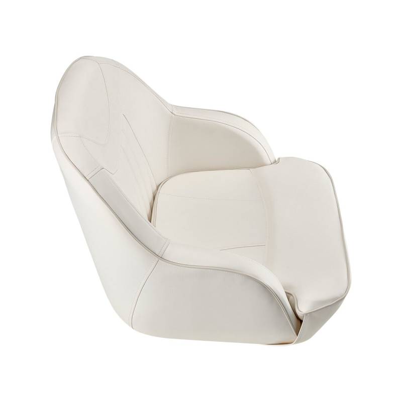 Baltos spalvos valtis kapitonų sėdynė0