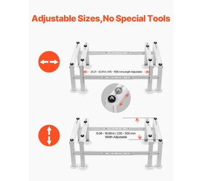 Reguliuojamas mini split stovų pagrindas3