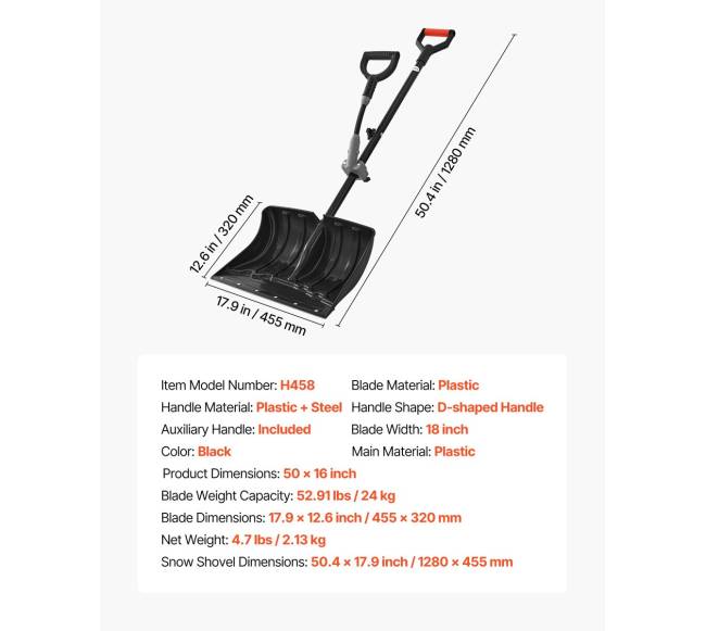 Sniego kastuvas su D formos rankena6