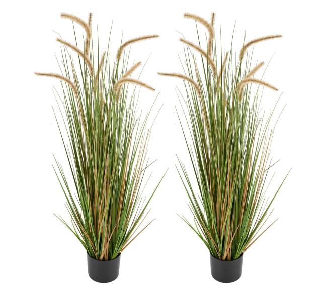 Dirbtinė viksvuolė vazonėlyje, 2 vnt.8