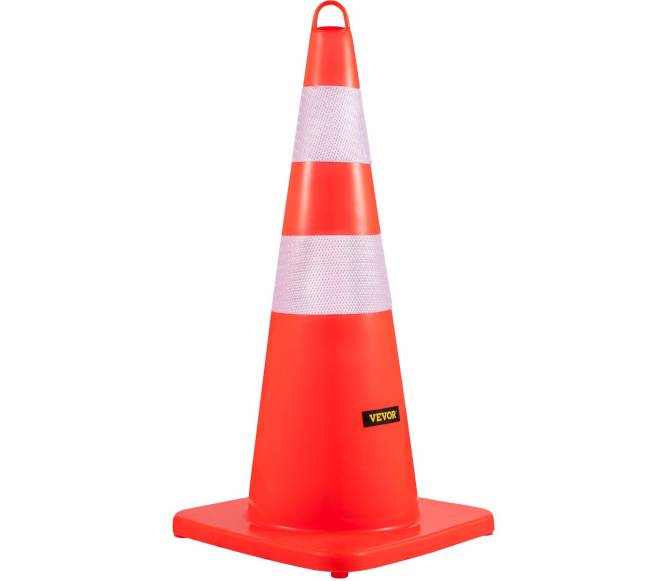 Eismo kūgiai 10 vnt, 73 cm PVC oranžiniai9