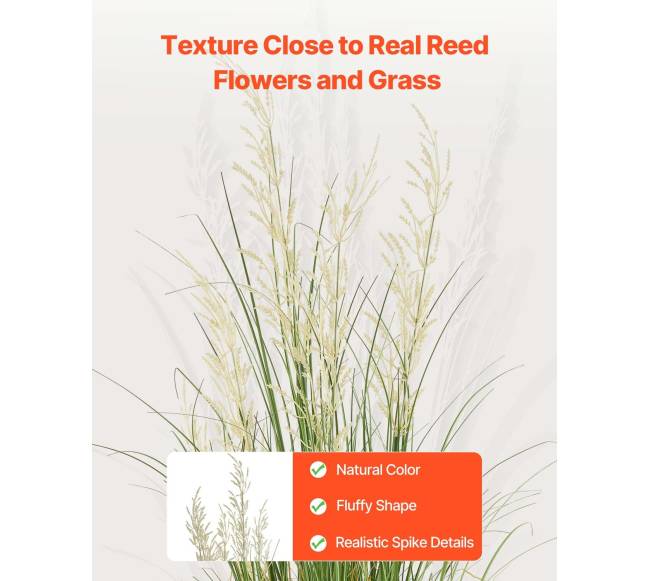 Dirbtinė nendrių žolė su vazonu2