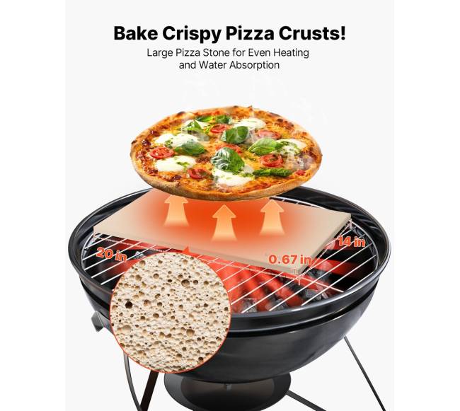 Naudojimo viryklėje ir kepsninėje pizza akmuo1