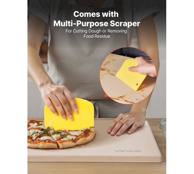 Stačiakampė picos akmens plokštė 38x30 cm3