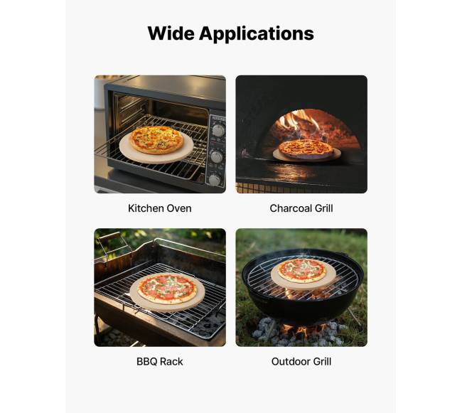 Apvali picos akmens plokštė 381 mm iš kordierito5