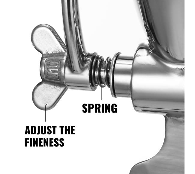 Rankinis nerūdijančio plieno kavos malūnėlis2