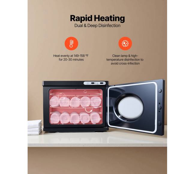 Karšto rankšluosčių šildytuvas, 23L talpos šildymo spinta1