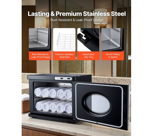 Karšto rankšluosčių šildytuvas, 23L talpos šildymo spinta3