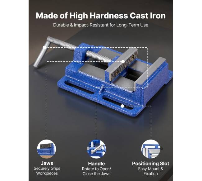 Gręžimo spaustuvas su 15 cm žiodžio pločiu2